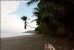 Deserted rugged beach